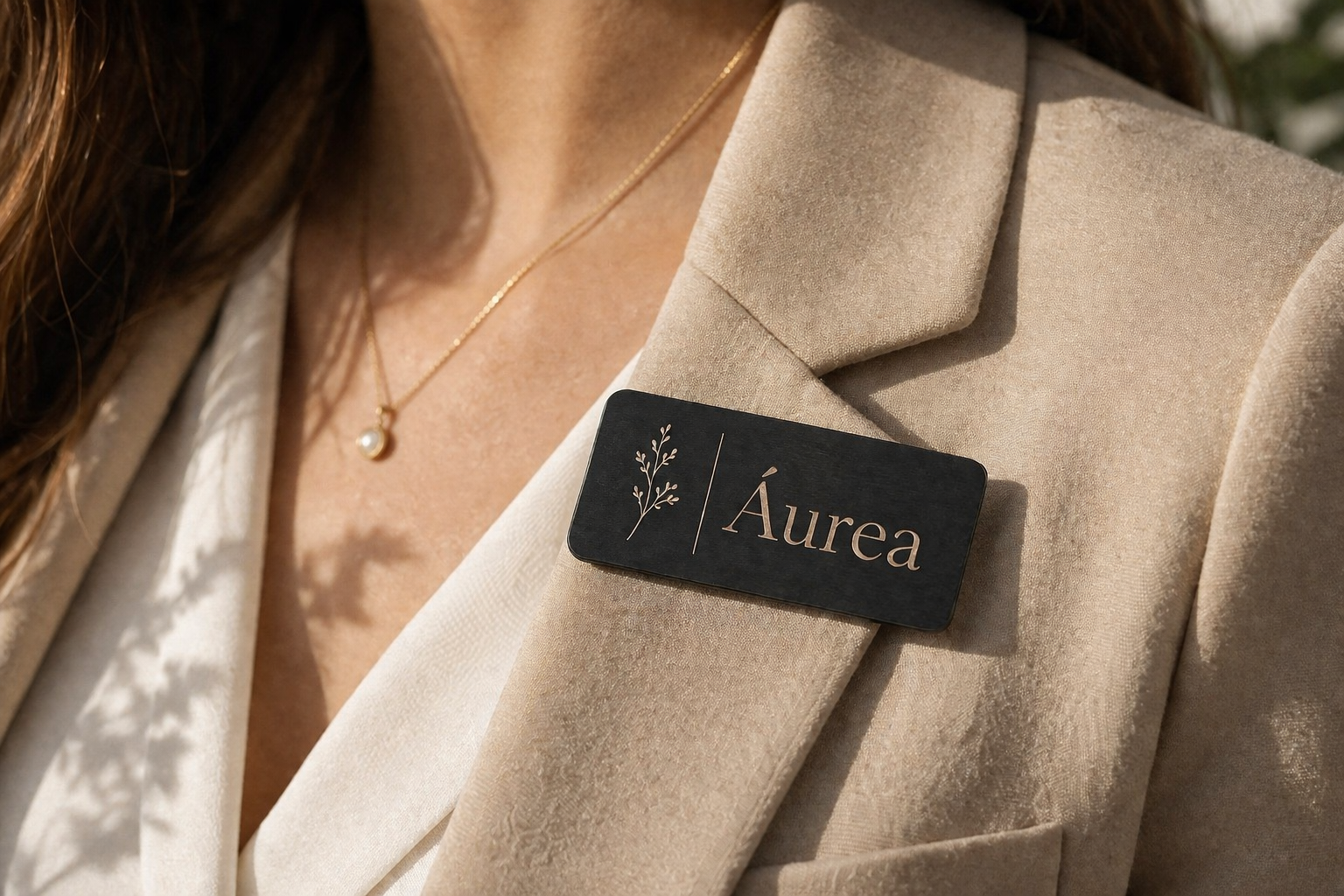 Custom Engraved Name Badge